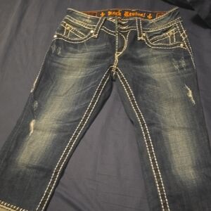 Rock Revival Dark Blue Women's Jeans